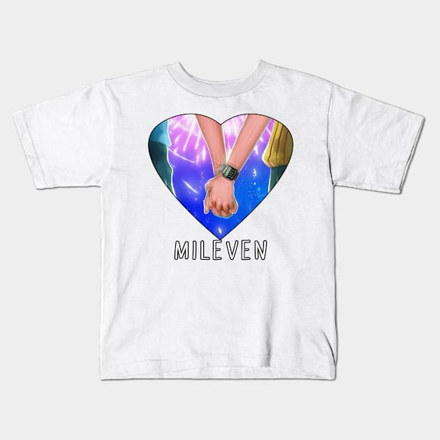 Mileven hands Kids T-Shirt by joseramos